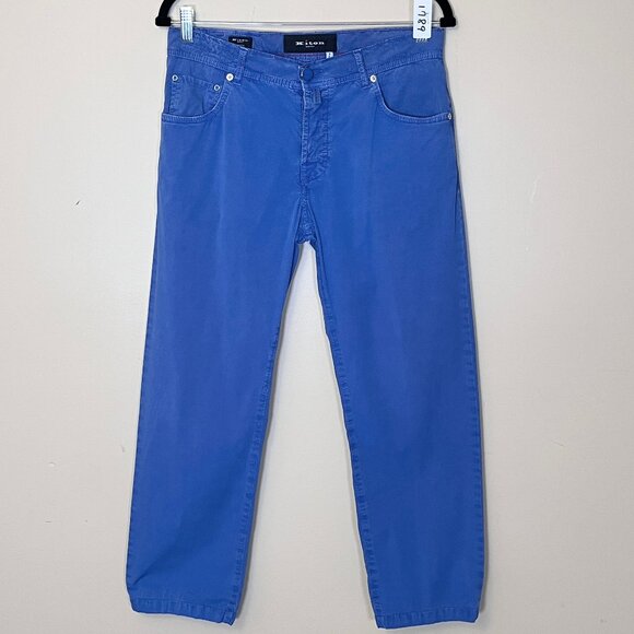 Kiton Napoli 5 Pocket Lightweight Cotton EA Pants - Men's Size 32*25 (Fit 31*25)